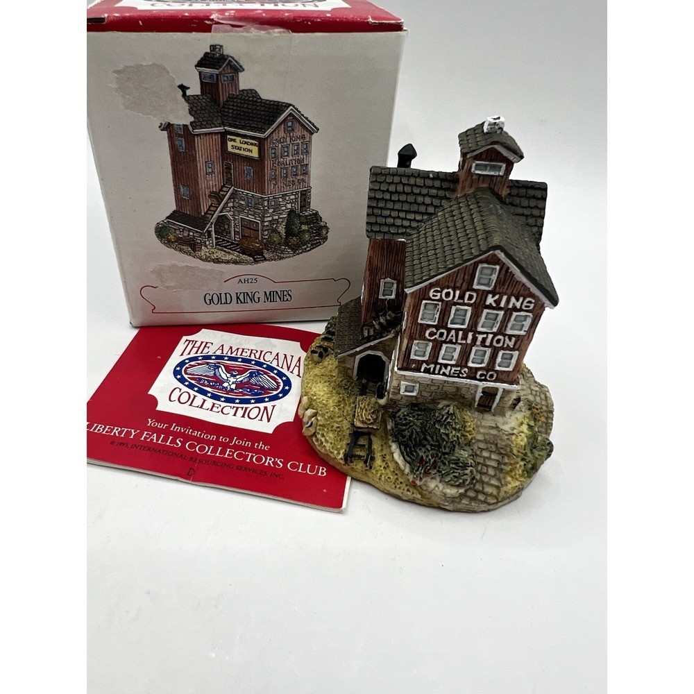 Liberty Falls Americana Collection Gold King Mines AH25 Miniature Vintage 1993